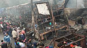 Photo of दिल्ली में गुरुवार सुुबह लाजपत राय मार्केट में लगी आग