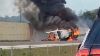 Photo of यूएस : फ्लोरिडा राजमार्ग पर उतर रहा एक निजी यात्री जेट दुर्घटनाग्रस्त