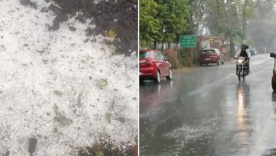 Photo of एमपी: प्रदेश में फिर बदला मौसम, कई जिलों में जोरदार बारिश के साथ गिरे ओले