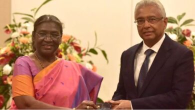 Photo of राष्ट्रपति मुर्मु ने मॉरिशस के पीएम जगुनौथ को भेंट दी ‘रूपे’ कार्ड