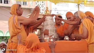 Photo of दमोह: महावीर जयंती पर रथ में सवार होकर निकले श्रीजी