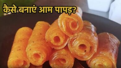 Photo of घर पर इस आसान विधि से बनाएं आम पापड़