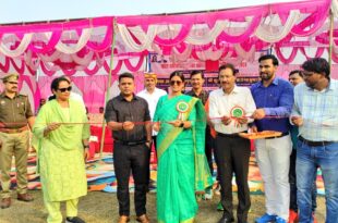 प्रदेश स्तरीय सब जूनियर हैंडबॉल प्रतियोगिता का शुभारंभ डॉ. अम्बेडकर स्टेडियम में