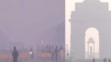 Photo of धुंध की चादर में लिपटी दिल्ली, दीवाली पर आतिशबाजी से AQI 300 के पार