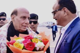 राजनाथ सिंह लखनऊ, रक्षा मंत्री आगमन लखनऊ, प्रवीण गर्ग वोवीनाम महासचिव, लखनऊ कालिदास मार्ग, भारतीय राजनीति समाचार, Rajnath Singh Lucknow visit, Defence Minister in Lucknow, Praveen Garg Vovinam Secretary, Kalidas Marg Lucknow meeting, Indian political news,