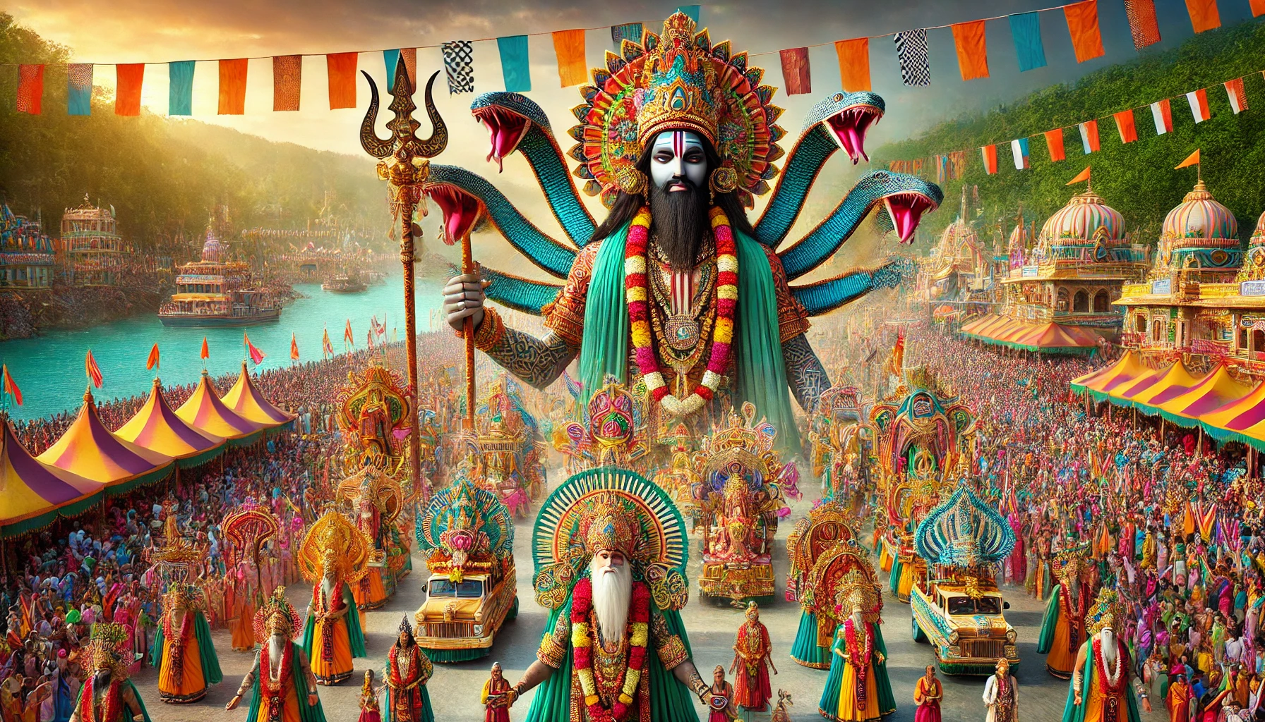 Photo of महाकुंभ के पहले अमृत स्नान की तैयारी: अखाड़ों में रथ, हाथी, घोड़े सुसज्जित