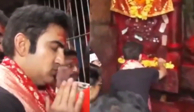 Photo of माथे पर लंबा टीका, गले में लाल चुनरी… Gautam Gambhir पहुंचे कामाख्या देवी मंदिर