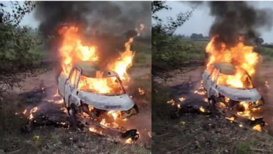 Photo of UP: बुलंदशहर में पुलिया से टकराकर पलटी कार, आग लगने से मासूम समेत पांच लोग जिंदा जले