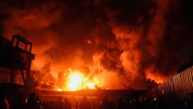 Photo of दिल्ली: रिठाला मेट्रो स्टेशन के पास फैक्टरी में लगी आग