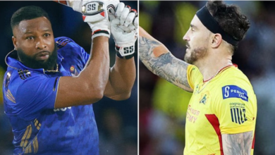 Photo of पोलार्ड की तूफानी पारी पर भारी पड़ा डुप्लेसिस का शतक, सुपर किंग्स ने MI को हराया