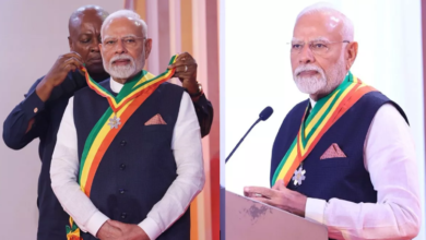 Photo of पीएम मोदी को घाना के राष्ट्रीय सम्मान से किया गया सम्मानित