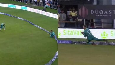 Photo of 41 की उम्र में Ab De Villiers ने बाउंड्री पर दिखाया जबरदस्त कारनामा