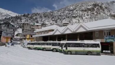 Photo of हिमाचल प्रदेश: लाहौल घाटी में ताजा बर्फबारी, आज बारिश-ओलावृष्टि का येलो अलर्ट