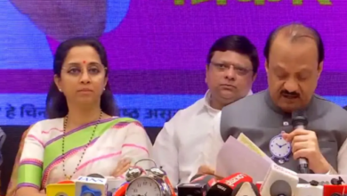 Photo of एक मंच पर दिखी पवार परिवार की ‘पावर’, अजित पवार-सुप्रिया सुले ने जारी किया NCP का घोषणापत्र