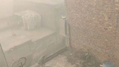 Photo of पानीपत में रिहायशी क्षेत्र के बीच वेस्ट के गाेदाम में लगी आग