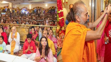 Photo of अहमदाबाद में अमित शाह ने की जगन्नाथ की मंगला आरती | AMIT SHAH
