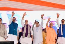 Photo of ₹4,850 करोड़ की तीन राष्ट्रीय राजमार्ग परियोजनाओं की सौगात, लखनऊ में नितिन गडकरी, राजनाथ सिंह और योगी आदित्यनाथ की मौजूदगी में हुआ लोकार्पण-शिलान्यास