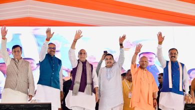 Photo of ₹4,850 करोड़ की तीन राष्ट्रीय राजमार्ग परियोजनाओं की सौगात, लखनऊ में नितिन गडकरी, राजनाथ सिंह और योगी आदित्यनाथ की मौजूदगी में हुआ लोकार्पण-शिलान्यास
