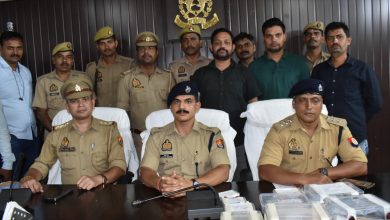 Photo of 27 किलो चांदी लूटकांड में दो बदमाश मुठभेड़ के बाद गिरफ्तार, चार किलो चांदी बरामद