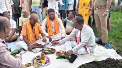 Photo of विवाह भवन का हुआ भूमि पूजन
