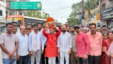 Photo of संत रविदास कलश यात्रा का पडरौना में हुआ गर्मजोशी से स्वागत