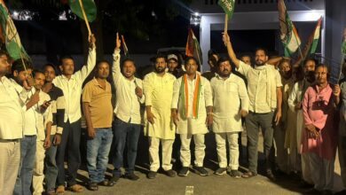 Photo of राहुल गांधी पर मुकदमा दर्ज किए जाने के खिलाफ कुशीनगर में कांग्रेस का विरोध मार्च