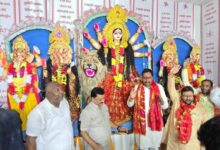 Photo of नेत्र दर्शन के साथ पांडालों में शुरू हुआ दर्शन