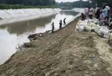 Photo of गंडक नहर का स्पर निर्माण के कुछ ही माह बाद टूटा, गुणवत्ता पर उठे सवाल।
