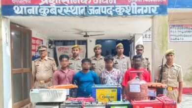 Photo of चोरी की तीन घटनाओं का पर्दाफाश, चार आरोपित गिरफ्तार ।