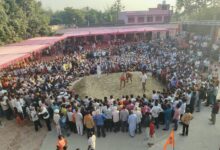 Photo of विश्व दर्शन मंदिर में गूंजे दांव-पेच, पहलवानों ने दिखाया दमखम