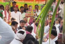 Photo of गन्ना मूल्य बढ़ाने और बकाया भुगतान की मांग को लेकर सपाइयों ने कलेक्ट्रेट पर दिया धरना